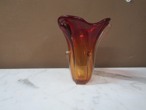 Murano glass vase