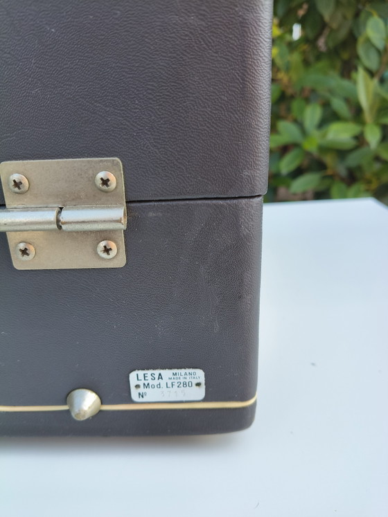 Platine Vinyle Vintage Lesa Lesaphon Mod. Lf280 • – Objets déco, Metal, Plastic (photo 4 of 9)
