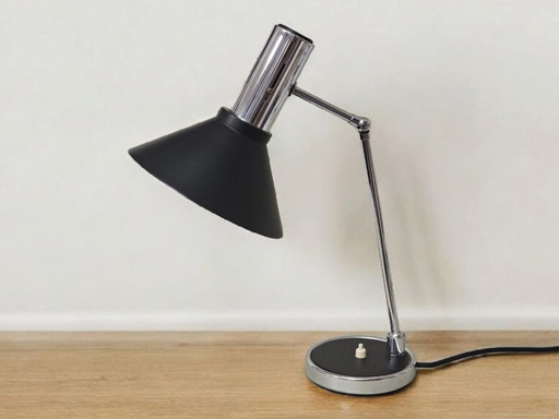 Italian desk lamp, Stilux Milano, 1960s – tafellampen, Metal, Chrome