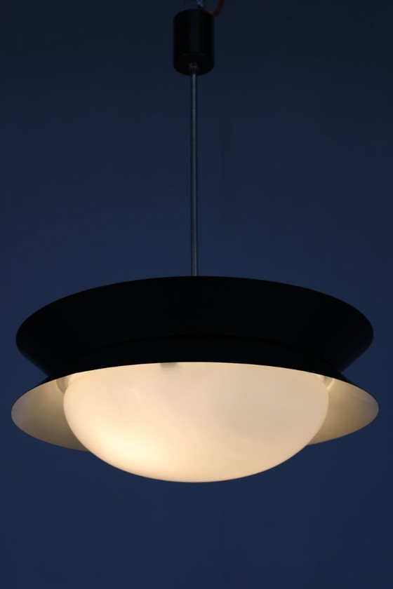Image 1 of Lampada a sospensione UFO di Josef Hurka del 1950 per Napako, Cecoslovacchia