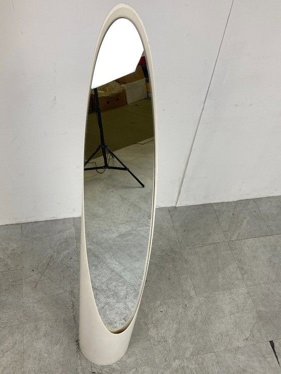 Image 1 of Unghia mirror by Rodolfo Bonetto, Italy 1970s 