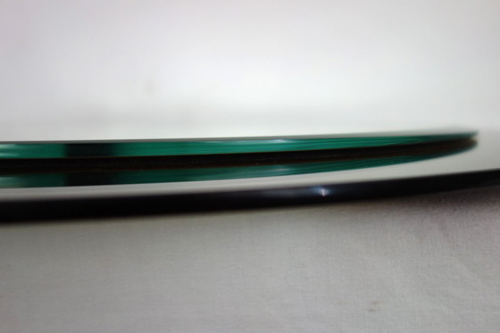 Image 1 of Ovale afgeschuinde spiegel van Lupi Cristal Luxor, Italië, 1970