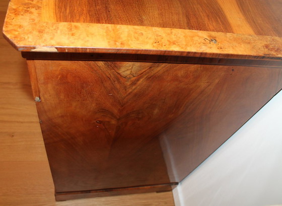 Elegant 19e-eeuws Biedermeier halfkastje – Buffetkasten, Wood (photo 7 of 14)