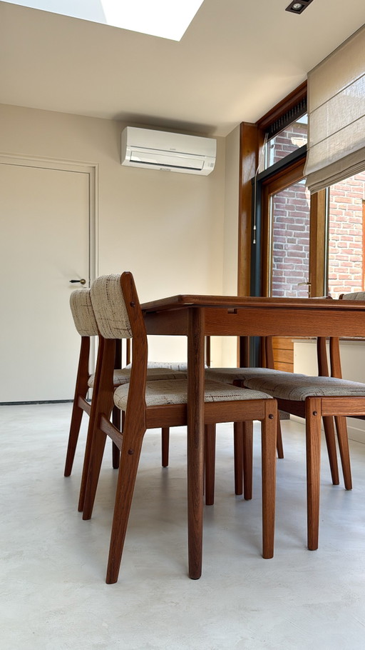 Set da pranzo danese in teak