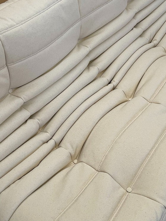Image 1 of Togo 3-Sitzer LIGNE ROSET elfenbeinweiß