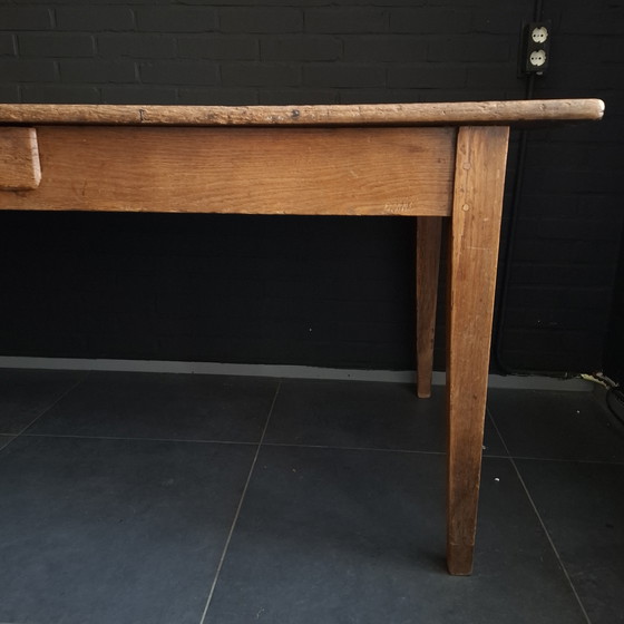 Image 1 of Mesa de granja francesa antigua 228x85 roble