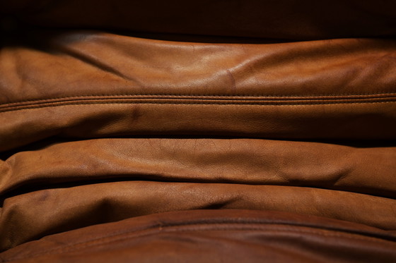 Image 1 of Perfect Rich Patinated Togo in Original Natural Leather by Michel Ducaroy - Ligne Roset