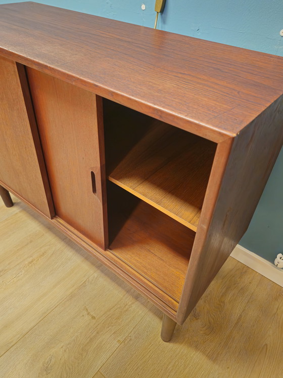Image 1 of Vintage Danish LP Cabinet Audio Furniture Bathroom Cabinet Sideboard