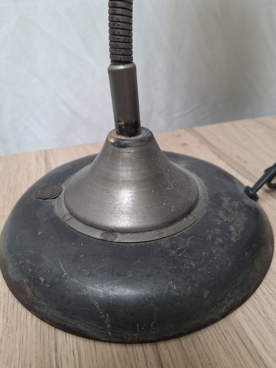 Image 1 of 2 French vintage industrial table lamps. No. 468 and 786.