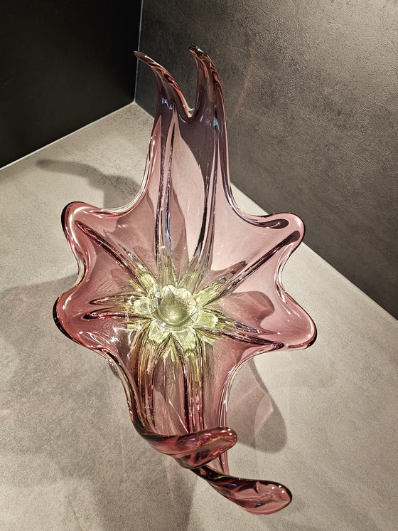 Image 1 of Bol vintage en verre d'art de Murano