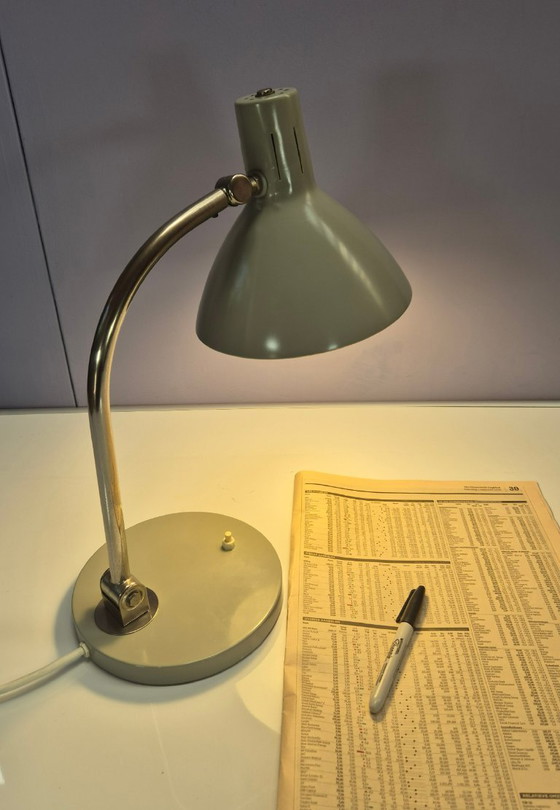 Vintage Mid-Century Bureaulamp Hala 31 – Bureaulampen, Aluminium, Chrome (photo 9 of 9)