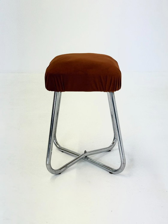 Image 1 of Vintage Bauhaus Buisframe Kruk