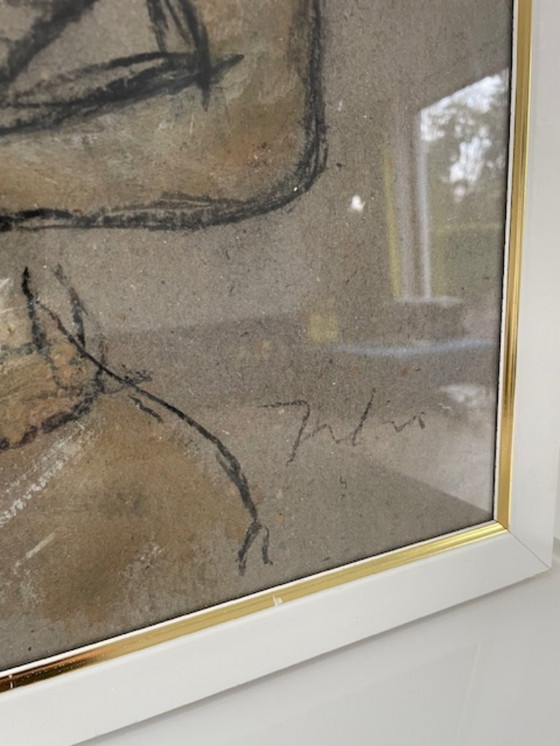 Image 1 of Originalkunstwerk in Pastellkreide – Weiblicher Akt