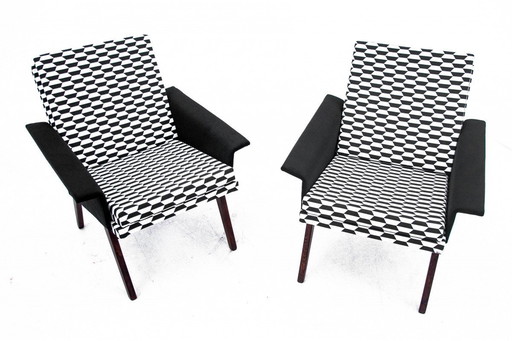 Ensemble de fauteuils rétro, Tchécoslovaquie, années 1960