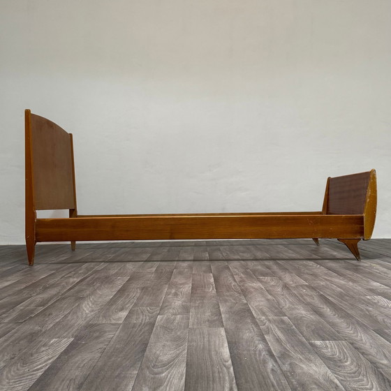 Image 1 of Gio Ponti Attr. Letto Singolo e Comodino Mid-Century Anni 40 Design Modernariato