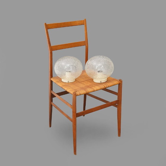 Image 1 of Par de lámparas de pared Stilnovo con difusor de cristal, años 60