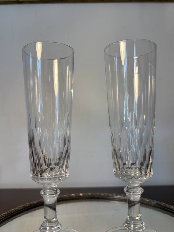 Image 1 of 2 copas de champán Baccarat m. Richelieu 
