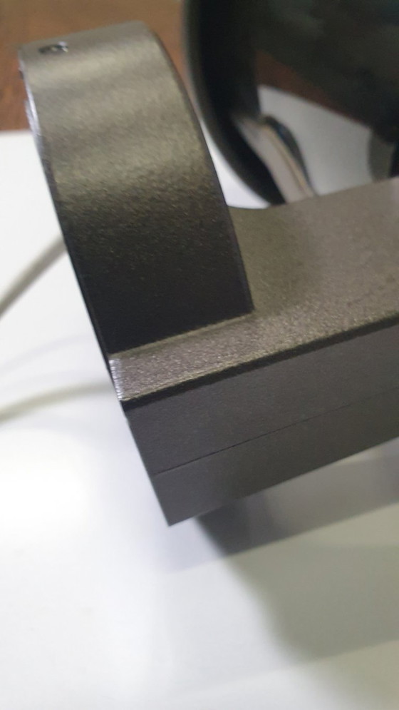 Image 1 of Applique murale vintage Hoffmeister en verre fumé brun, style années 70, époque spatiale