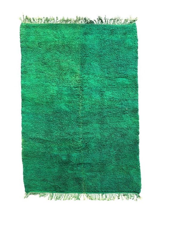 Marokkaans modern groen tapijt 200 x 300 cm, authentiek Marokkaans tapijt – Vloerkleden en tapijten, Wool (photo 2 of 11)