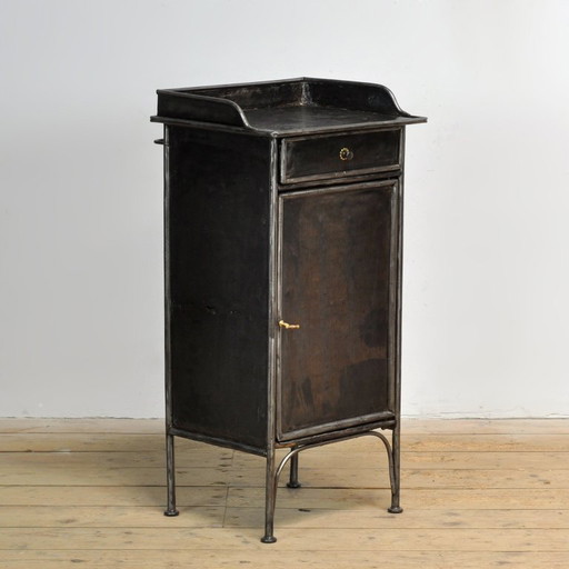 Iron Bedside Table, 1910s