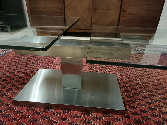 Image 1 of Table basse extensible en verre