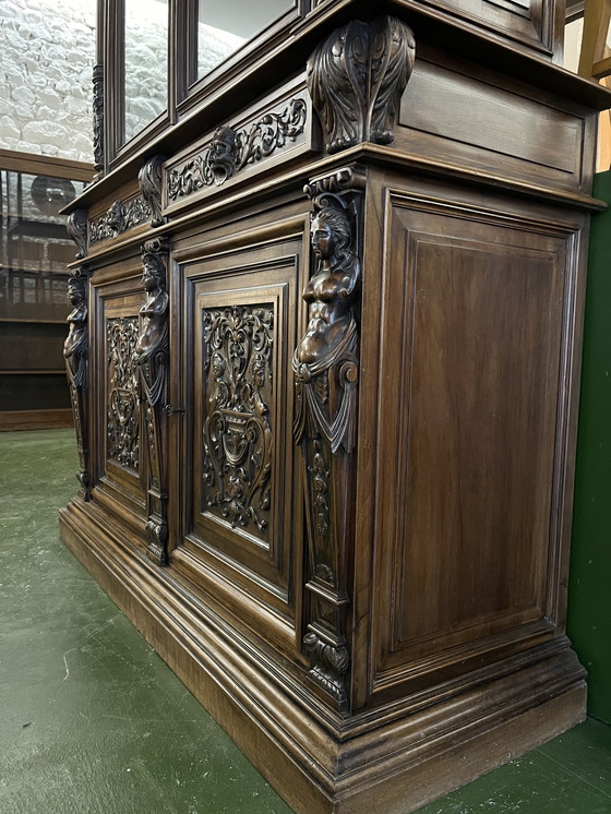 Image 1 of Paire de Bibliothèques 2 Corps Vitrées