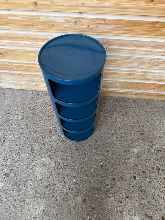 Kartell Componibili, Armadio contenitore blu con 4 scomparti, Armadi contenitori, Plastica (foto 4 di 7)