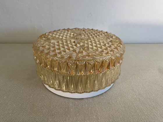 Plafoniera Vintage Geometrica in Vetro Pressato, Anni '70 – Plafoniere (photo 5 of 15)