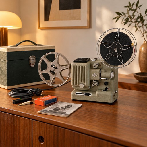Vintage Eumig P8 8mm Film Projector – Fully Working – Mid-Century Design, Austria