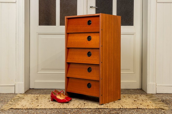 Image 1 of Vintage schoenenkast / Retro ladekast / dressoir
