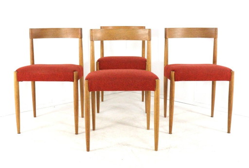 Set 4 Deense Design Stoelen Vintage – eetkamerstoelen, Wood (photo 2 of 17)