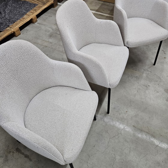 Tavolo da pranzo Keijser&Co con 6 sedie Kartell, Keijser & Co, Set da pranzo, Metallo, Tessile, Nero (foto 7 di 9)