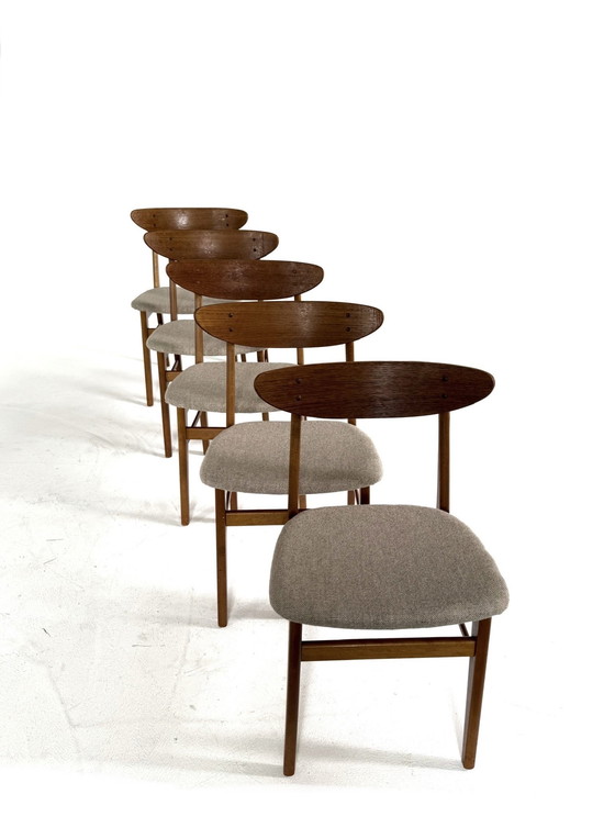 Image 1 of 5x vintage Danish Farstrup Møbler chairs '60s