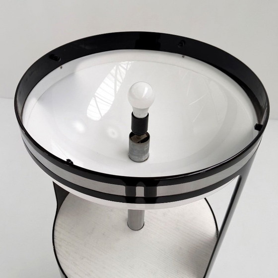 Image 1 of Rotating Bar Cabinet with Lamp in the Style of Joe Colombo, 1960s
