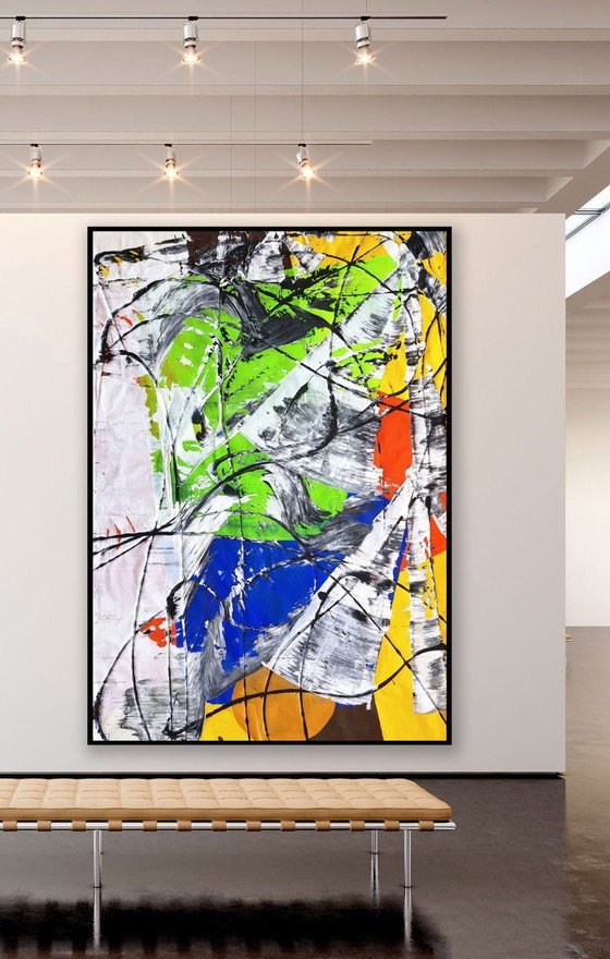Image 1 of Jürgen Angeler - Green Gemstone - 200 x 140 cm
