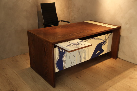 Image 1 of Bureau Cees Braakman x Pastoe avec l'art de Studio Opknappers