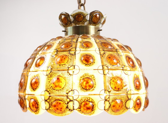 Image 1 of Brutalist ceiling lamp/ceiling light by Felipe Delfinger for Feders, 1970s