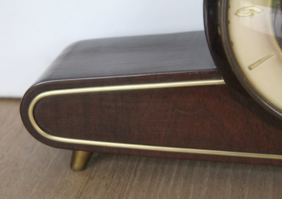 Orologio da camino MCM Anni '50-'60 "Florida" – Con Chiave – Wood (photo 4 of 14)