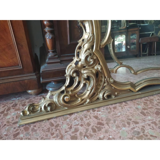 Grande Specchio intagliato e dorato, Italia 1950 – Legno, Barok (photo 2 of 18)