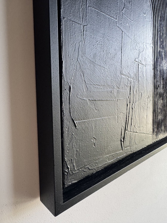 Set di 2 quadri neri – cornice inclusa (60x80 cm) – Decorazioni murali, Canvas, Wood (photo 4 of 7)