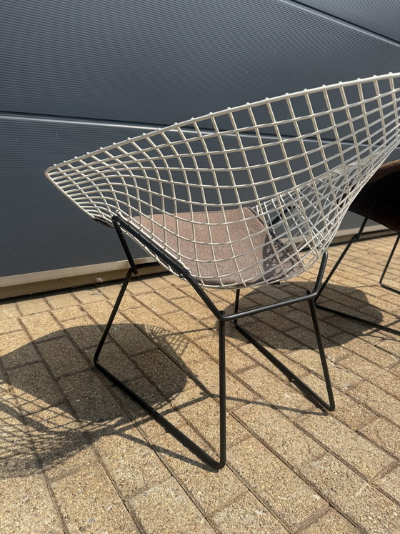 Originele Vintage Knoll Bertoia Diamand Chair TOPstaat!! – Fauteuils, Metal, Textile (photo 8 of 14)