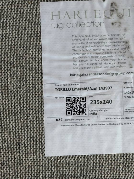 Brink And Campman Harlequin Torillo Emerald/ Azur – Brink & Campman, Rugs & carpets, Wool (photo 7 of 14)