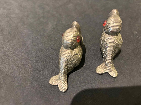 Image 1 of Antiques match hoders baby birds