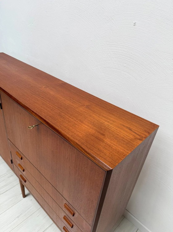 Credenza Highboard design danese vintage anni '60 attribuita a Børge Mogensen – Credenze, Legno (photo 6 of 12)