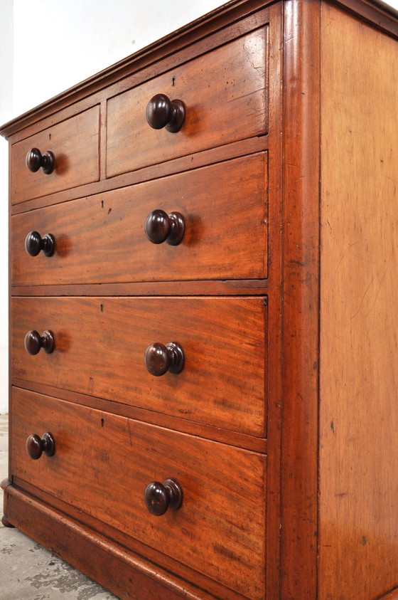 Image 1 of Vintage English Dresser Mahogany, 1880