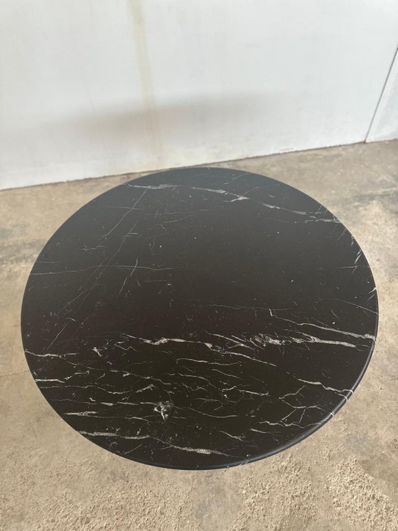 Image 1 of Angelo Mangiarotti M1 dining table Nero Marquina marble 130cm