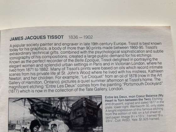 Image 1 of Tissot 1881 4 Etchings ‘The Prodigal Son’