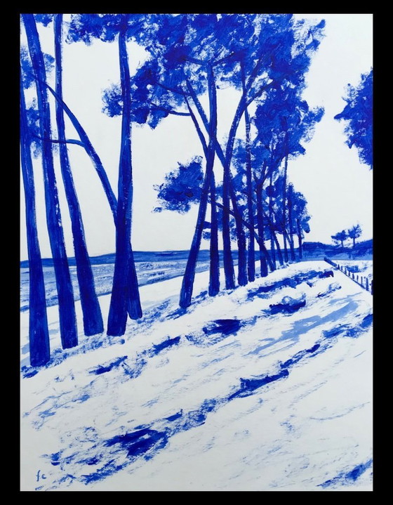 Image 1 of Acrylic on hahnemuhle paper.  Format 40x30cm