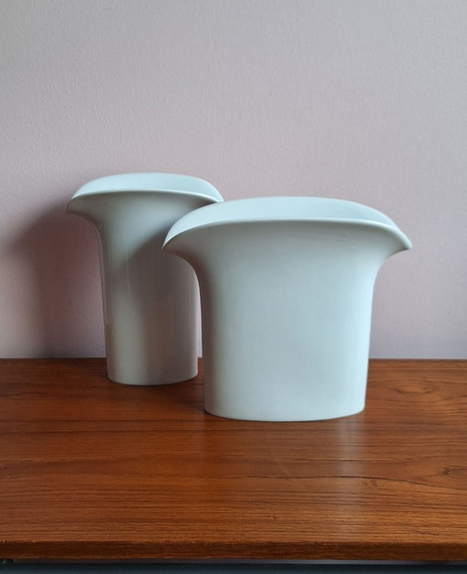 Impresionante juego de Jarrones de porcelana de Hutschenreuther