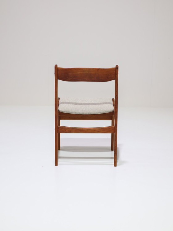 Image 1 of 6 sedie da pranzo in teak danese Burchardt Nielsen